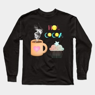 Merry Christmas Hot Cocoa Long Sleeve T-Shirt